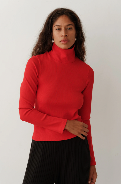 Rib Turtleneck