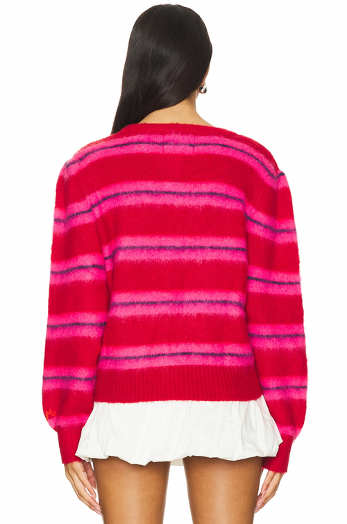 Cece Striped Cardigan