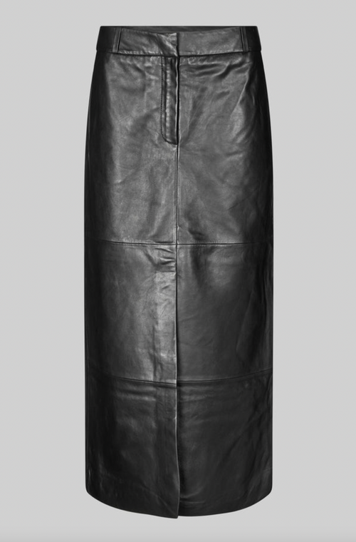 Letho Leather Maxi Skirt