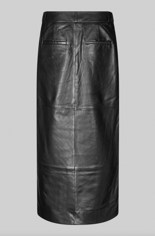 Letho Leather Maxi Skirt